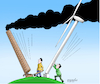 Cartoon: Replacement of energies. (small) by Cartoonarcadio tagged energy environment world climate change