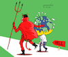 Cartoon: Road to hell. (small) by Cartoonarcadio tagged environments,temperatures,global,warming