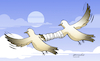 Cartoon: Saving energy. (small) by Cartoonarcadio tagged energy birds humor cartoon