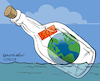 Cartoon: SOS Planet Earth (small) by Cartoonarcadio tagged planet,earth,global,warming,climate,change
