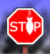 Cartoon: Stop the war. (small) by Cartoonarcadio tagged peace gaza israel lebanon iran middle east