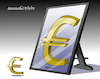 Cartoon: The Euro deflated. (small) by Cartoonarcadio tagged euro europe currency economy finance