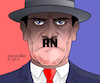 Cartoon: The far right arrives in France. (small) by Cartoonarcadio tagged france,politicians,far,right