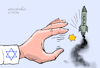 Cartoon: The Iranian attack. (small) by Cartoonarcadio tagged iran israel middle east war