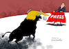 Cartoon: Trump against media (small) by Cartoonarcadio tagged trump,media,press,us,govrnment,president,america