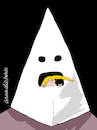 Cartoon: Trump and the supremacism. (small) by Cartoonarcadio tagged trump,supremacism,whites,black,usa