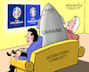 Cartoon: Two wars and two cups (small) by Cartoonarcadio tagged football,wars,europa,america