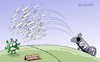 Cartoon: Vaccine for all countries. (small) by Cartoonarcadio tagged coronavirus,covid,19,health,usa,pandemic,us,eu