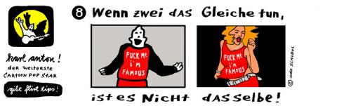 Cartoon: Karl-Anton FlirtTIPS8 (medium) by udoschoebel tagged flirttips,cartoon,popstar,udo,schöbel