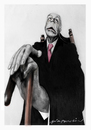 Cartoon: borges (small) by oktaybingöl tagged borges,oktay,bingol