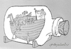 Cartoon: Noah (small) by oktaybingöl tagged noah,oktay,bingol