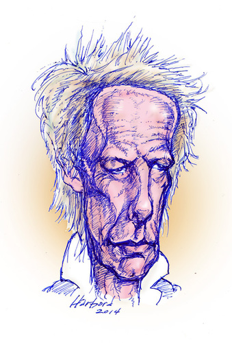 Cartoon: Art Bergmann (medium) by Harbord tagged art,bergmann,canadian,singer,songwriter,musician