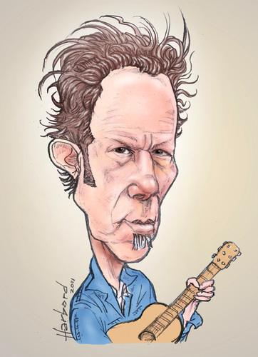 Cartoon: Tom Waits (medium) by Harbord tagged tom,waits,caricature