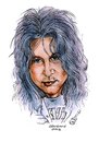 Cartoon: Benny Doro caricature (small) by Harbord tagged benny,doro,guitarist,kiss,tribute