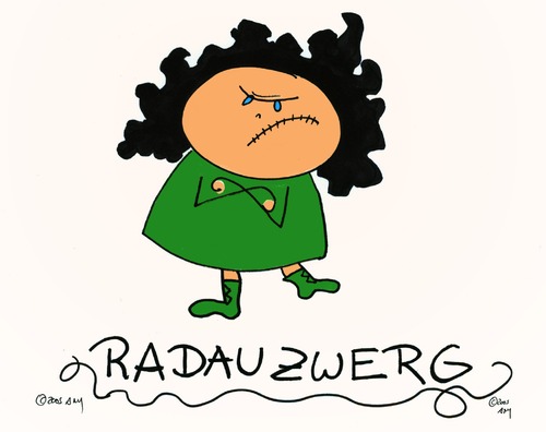 Cartoon: Radauzwerg (medium) by Any tagged kinder