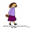 Cartoon: Kleine Stilkunde (small) by Any tagged frauen,klamotten