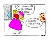 Cartoon: Under Pressure (small) by Any tagged frauen,männer,beziehung,haushalt,alltag