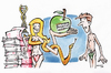 Cartoon: Patentiert (small) by toonwolf tagged apple,adam,eve,technology