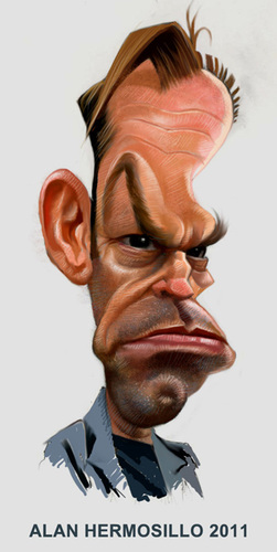 Cartoon: Hugo weaving (medium) by Alan HI tagged hugo,weaving