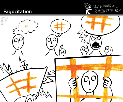 Cartoon: Fagocitation (medium) by PETRE tagged power,nations,flags