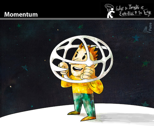 Cartoon: Momentum (medium) by PETRE tagged dialogue,prison,prisoner,expression