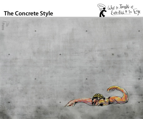 Cartoon: The Concrete Style (medium) by PETRE tagged swimming,reality