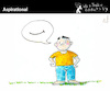 Cartoon: Apirational (small) by PETRE tagged aspirational smile lächeln