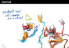 Cartoon: CARNIVAL (small) by PETRE tagged carnival parties god devil