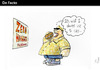 Cartoon: De Facto (small) by PETRE tagged zero hunger contradiction