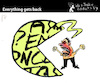 Cartoon: Everything gets back (small) by PETRE tagged screamer anger angry zorn
