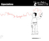Cartoon: EXPECTATIONS (small) by PETRE tagged horizont,skyline,horizon,line,linie