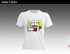 Cartoon: FELLA T-SHIRT (small) by PETRE tagged art piet mondrian blow job die stijl