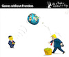 Cartoon: GAMES WITHOUT FRONTIERS (small) by PETRE tagged china,usa,trump,xijinping,tariffs,globalization