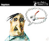 Cartoon: Imprison (small) by PETRE tagged language speech chain prison
