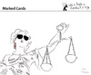 Cartoon: Marked Cards (small) by PETRE tagged justice,information,spionage