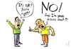 Cartoon: No Idee Fixe (small) by PETRE tagged discussions,fantatism