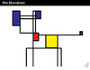 Cartoon: Pet Mondrian (small) by PETRE tagged neoplasticism mondrian de stijl dogs pets