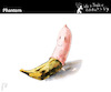 Cartoon: PHANTOM (small) by PETRE tagged banana rubber phantom surrealism