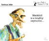 Cartoon: Serious Joke (small) by PETRE tagged language