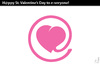 Cartoon: ST. VALENTINE DAY TO e-VERYONE (small) by PETRE tagged saint valentine lovers romantic love