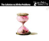 Cartoon: The Solution to all the problems (small) by PETRE tagged love sex desire time sandclock