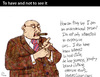 Cartoon: To have and not to see it (small) by PETRE tagged richmen wealth social economy