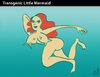 Cartoon: TRANSGENIC LITTLE MERMAID (small) by PETRE tagged mermaid,pollution,transgenic,fishes,sea