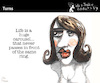Cartoon: TURNS (small) by PETRE tagged turns,life,leben,wendungen,carousel