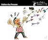 Cartoon: Unlive the Present (small) by PETRE tagged anger,wut,karma