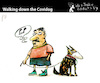 Cartoon: Walking down the Covidog (small) by PETRE tagged covid19,secondwave,pandemic,coronavirus,hund,dog
