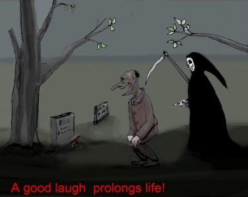 Cartoon: A good laugh (medium) by Hezz tagged laugh