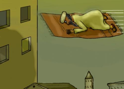 Cartoon: bin laden can be anywhere (medium) by Hezz tagged bin