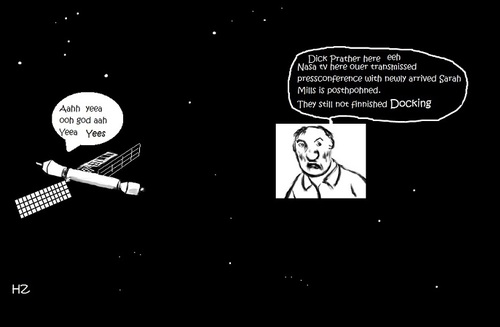 Cartoon: Docking (medium) by Hezz tagged space,love,docking