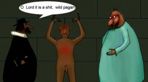 Cartoon: Wild Pagan (medium) by Hezz tagged wilding